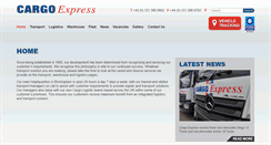 Desktop Screenshot of cargo-express.co.uk